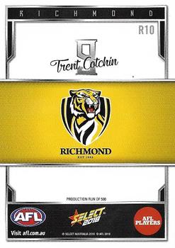 2018 Select AFL Club Team Sets - Richmond Tigers #R10 Trent Cotchin Back